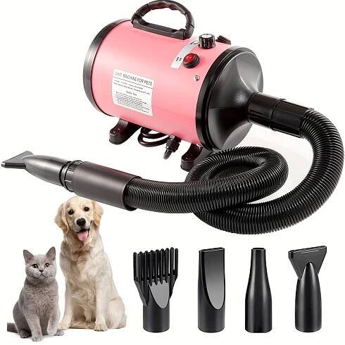 Sušička Chlupů pro Velké Psy, Výkonný a Tichý Fén Teddy Golden Retriever s Sušící Skříňkou