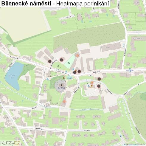 Bílenecké náměstí - mapy | Kurzy.cz