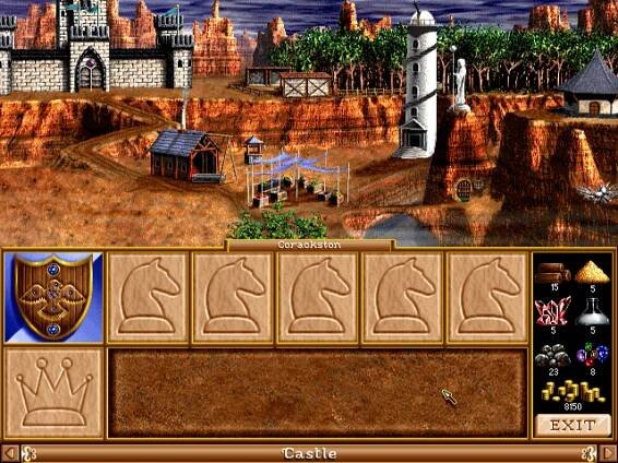 Town overview of the wizard town