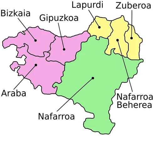 Soubor:Euskal Herriko herrialdeen mapa.svg – Wikipedie