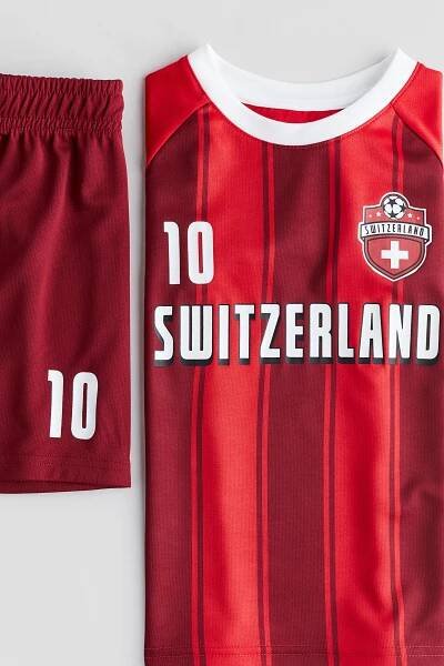 Fotbalová souprava - Červená/Switzerland - DĚTI | H&M CZ 2