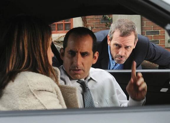 Dr. House - Černá díra - Z filmu - Peter Jacobson, Hugh Laurie