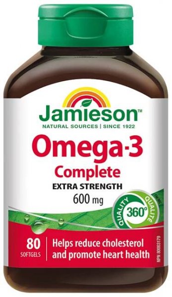 Jamieson Omega-3 Complete 80 kapslí