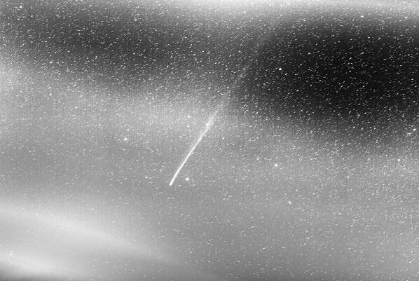 C/2023 P1 (Nishimura) 7. 9. 2023, 46x30 s, ISO 800, Canon 6Dmod, Samyang 135 mm/f2,8, tracker Vixen Polarie.