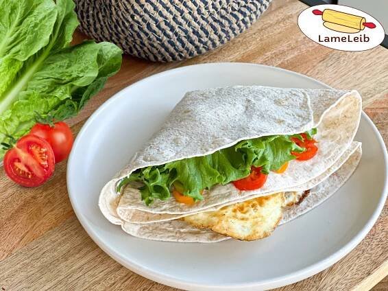 Breakfast Wrap! LameLeib Round Lavash makes food exciting!