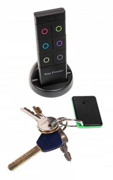 BEZDRÁTOVÝ LOKÁTOR KLÍČŮ PILOT KEYFINDER NAJDĚTE KLÍČ KLÍČE 6 ks za 897.00CZK - Allegro