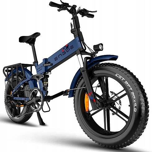 ENGWE E Bike Pánské skládací elektrické kolo s 20x4,0 palcovými pneumatikami, 16Ah