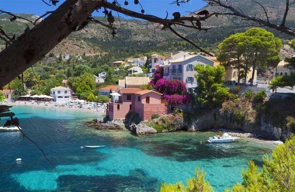 Ostrov Kefalonia v Řecku. — Stock obrázek