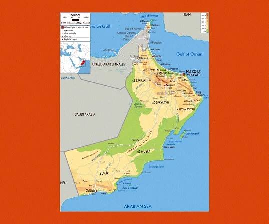 Maps of Oman | Collection of maps of Oman | Maps of Asia | GIF map | Maps of the World in GIF format | Maps of the whole
