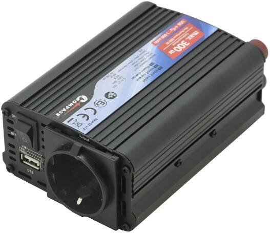 Trafo 12/230V 300W + USB Compass 07112