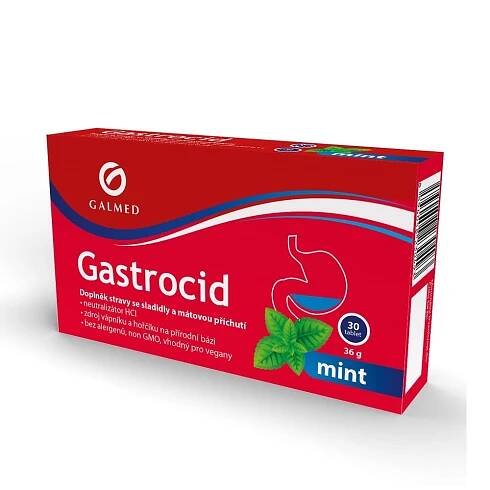 Gastrocid Mint Galmed tbl 30 | Moje lékárna