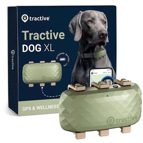 Tractive DOG XL, zelený