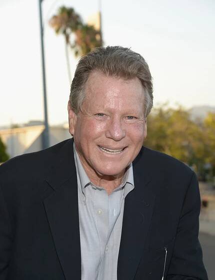 Ryan O'Neal smiling
