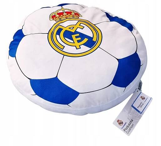 REAL MADRID Polštář ve tvaru míče s erbem 40 cm EAN (GTIN) 5905742104731