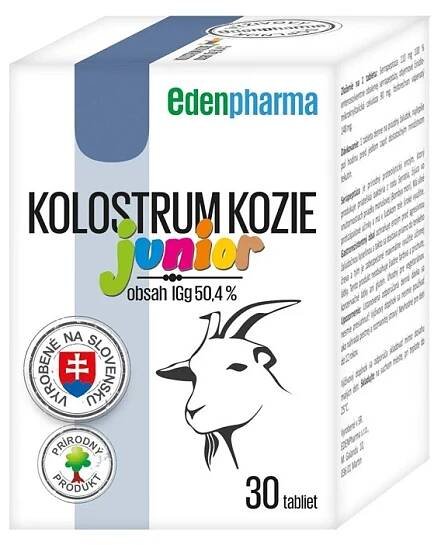Edenpharma Kolostrum kozí Junior tbl.30