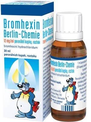 Bromhexin 12 mg, roztok 30 ml