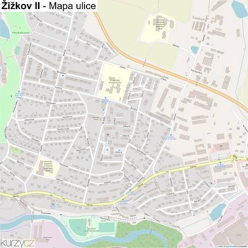 Žižkov II - mapy | Kurzy.cz