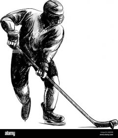 Discover 83+ hockey sketch images super hot - seven.edu.vn