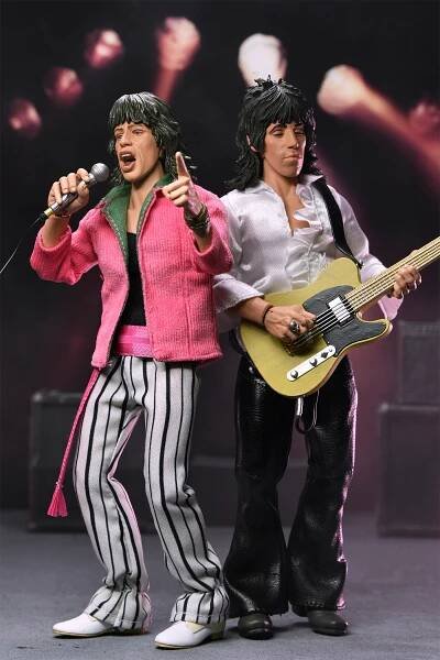 Action Figures The Rolling Stones Neca Clothed: Mick Jagger e Keith Richards