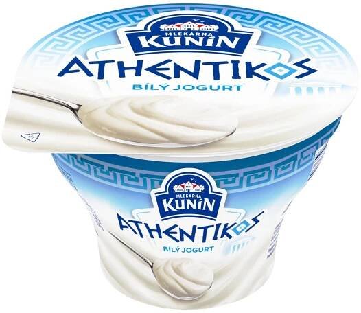 Mlékárna Kunín Athentikos jogurt bílý