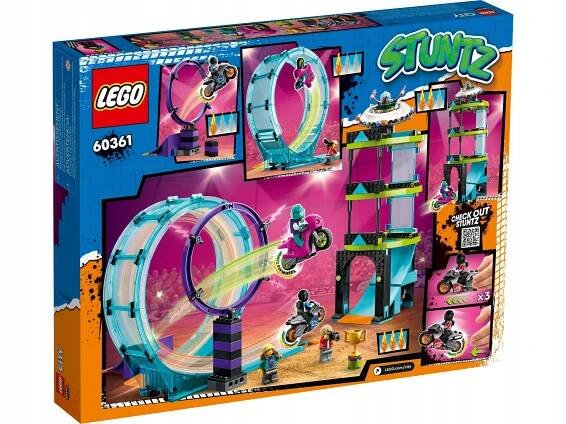 LEGO City 60361 Nejbláznivější kaskadérská výzva