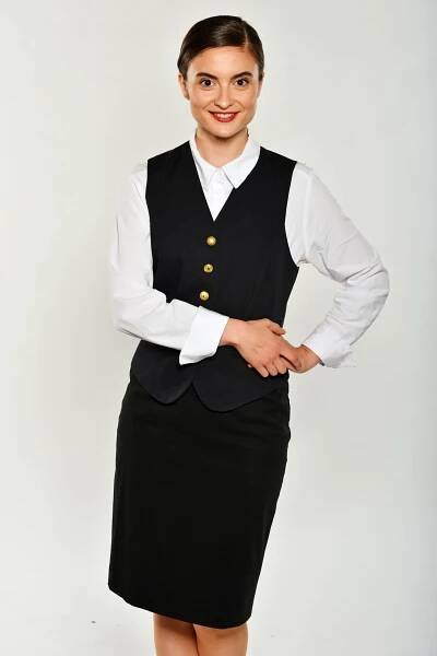 Eva Podzimková jako Anna Malá v seriálu Sedm schodů k moci