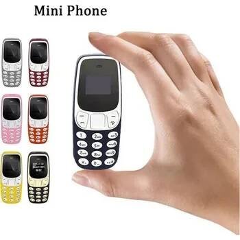 Mobilní telefon Nejmenší mobilní telefon BM10 Dual Sim karta s MP3 přehrávačem Barva: Růžová