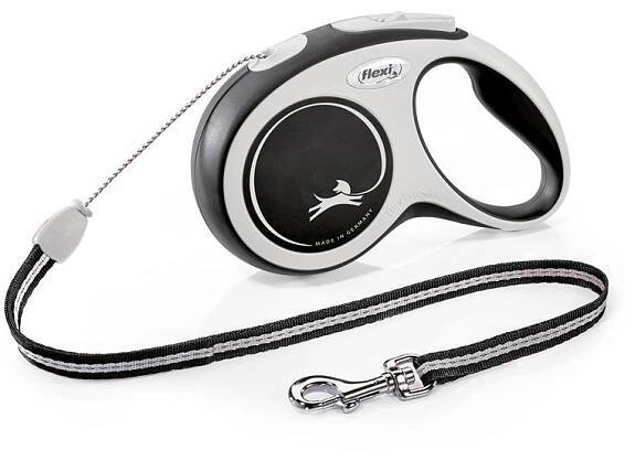 FLEXI Vodítko New Comfort S Cord 8 m černé