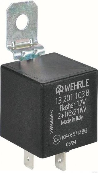 75605096 HERTH+BUSS ELPARTS Prerusovac blinkru 12V, elektronický, 2 + 1/6 x 21 + 5W