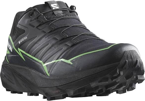 Pánské trailové běžecké boty Salomon Thundercross GTX M L47279000 - black/green gecko/black - Sportovna