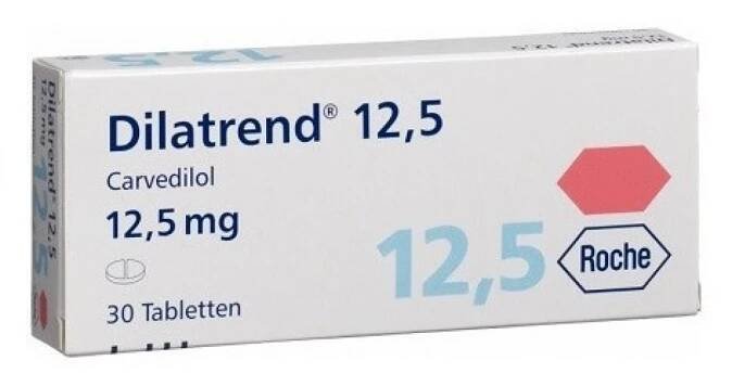 Dilatrend 12.5mg 30 tabs