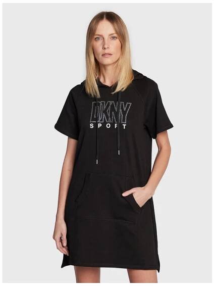 Úpletové šaty DKNY Sport