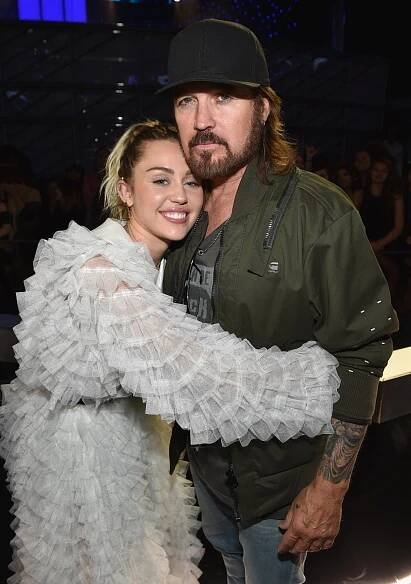 Miley has reportedly been estranged from dad Billy since 2022 when he filed for divorce from Tish; pictured in 2017