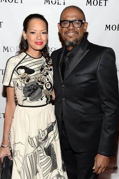 GOLETA, CA - JANUARY 05:  Actors Keisha Whitaker (L) and Forest Whitaker arrive at Moet & Chandon Celebrates the 8th Annual SBIFF Kirk Douglas Award For Excellence In Film Honoring Forest Whitaker at Bacara Resort on January 5, 2014 in Goleta, California.  (Photo by Michael Kovac/Getty Images for Moet & Chandon)