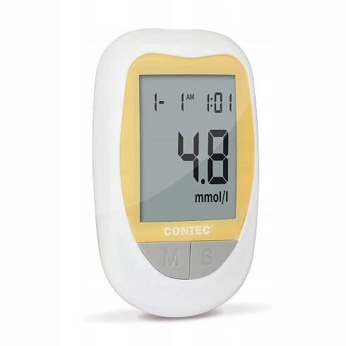 Glukometr Easy Codefree Contec KH-100, vč. 50 ks test. proužků a 50 lancet - www.LungDragon.cz