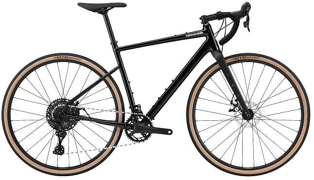 Cannondale Topstone Alloy 4 in black with tan wall tyres