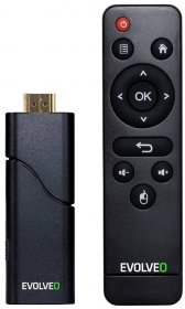 EVOLVEO MultiMedia Stick Y2, multimediální centrum, MMC, Android HDMI - TV, audio, video
