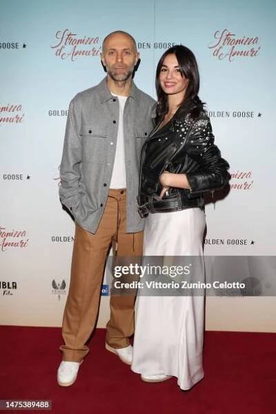 Stefano Rosso and Francesca Chillemi attend the photocall for the movie 