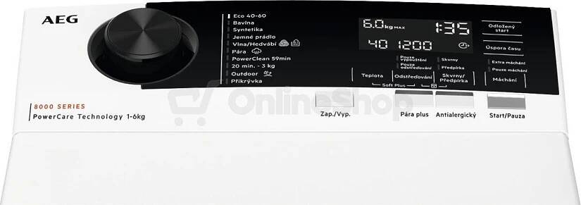 Obrázek produktu pro AEG Series 7000 LTR7TL740EX, Horní plnění, 7 kg, B, 79 dB, 1300 ot/min, A