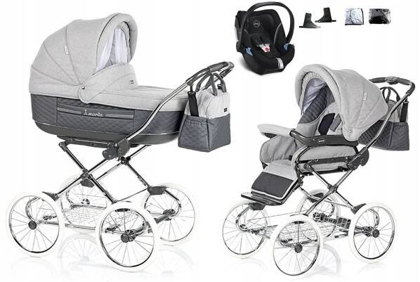 KOČÁREK ROAN MARITA PRESTIGE 3V1 CYBEX ATON 5 BONUS