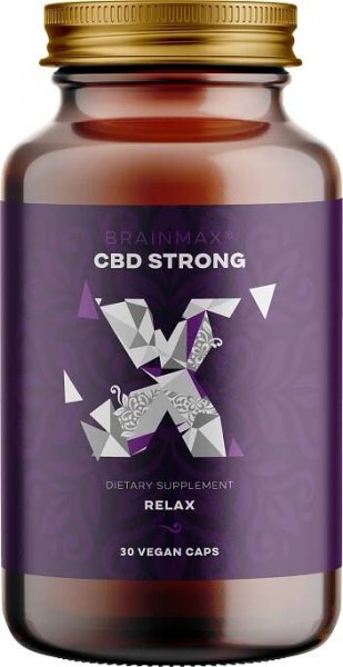 BrainMax CéBéDé Strong 30 mg, 30 rostlinných kapslí - BrainMarket.cz
