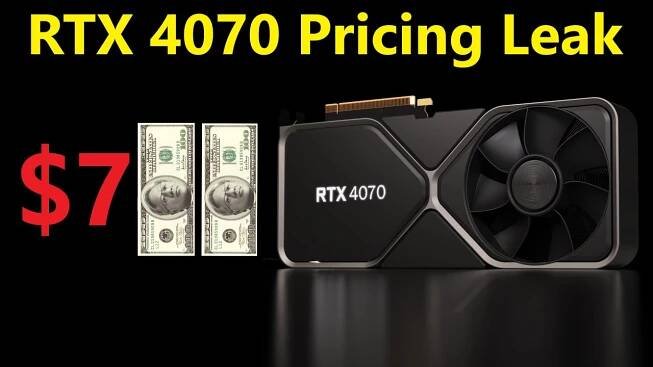 RTX 4070 Pricing Leak: Nvidia's INSANE Pricing Continues...