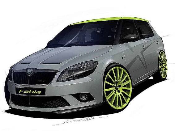Tuning Škody Fabia RS.