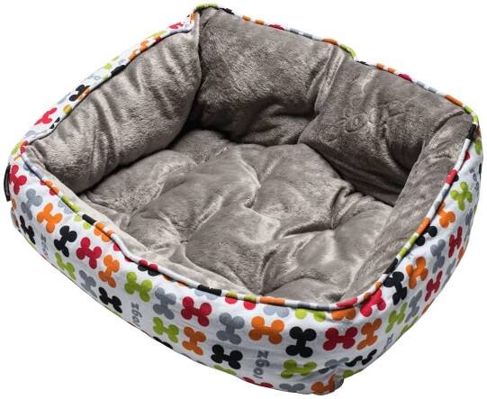Pelíšky pro psy Pelíšek Trendy Multi Bones 48x35x24,5cm | Super zoo