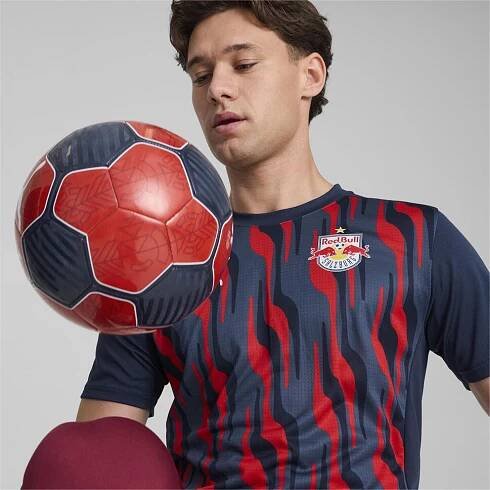 Pánský dres s krátkým rukávem FC Red Bull Salzburg PUMA Club Navy Red Blue