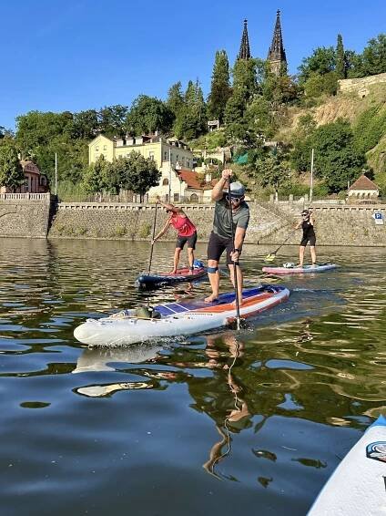 Odpoledne v centru Prahy na SUP - Paddleboard Guru | Paddleboard Guru