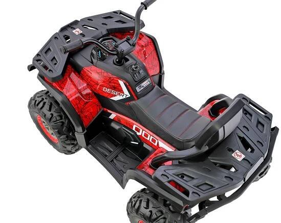 Dětská elektrická čtyřkolka andos X-MAX 607 4x4 červená | andos.cz 