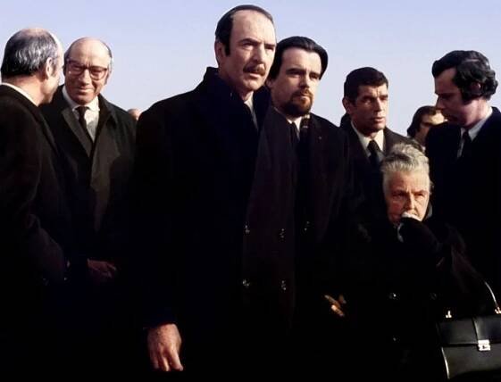 Jako štvaná zvěř - Z filmu - Michel Robin, Jean-Pierre Marielle, Michael Lonsdale, Michel Constantin, Jean-Luc Bideau
