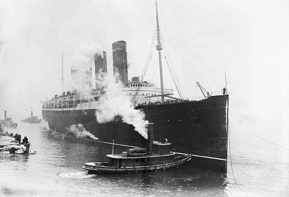 VincentBach Personal Lusitania NYC1914