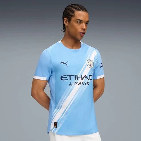 Pánský dres s krátkým rukávem Puma Manchester City 2025/26, zápasový/domácí